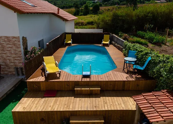Refugio De Alma Em Flor Quinta Privada Com Piscina 度假居